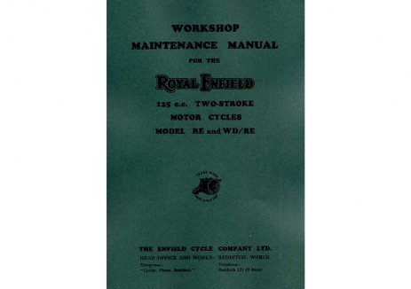 Royal Enfield Flying Flea workshop manual