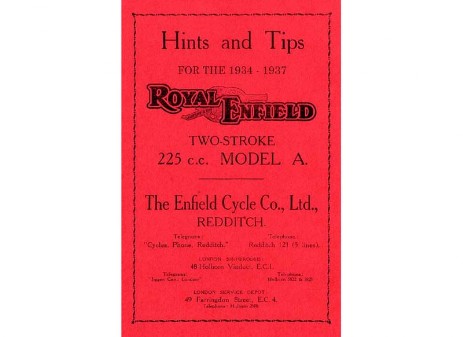 225cc Royal Enfield 2-stroke manual