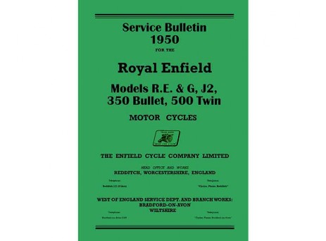 Royal Enfield 1950 manual