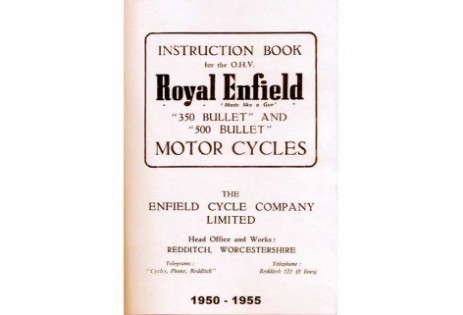 Royal Enfield Bullet Handbook 1950 - 1955