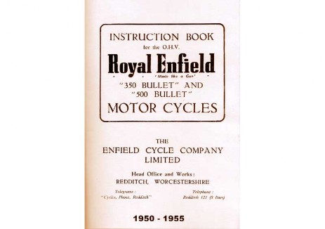 Royal Enfield Bullet Riders Handbook
