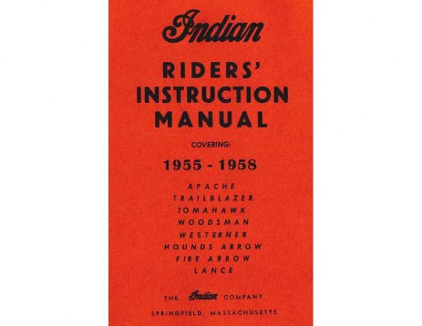 Royal Enfield Indian Woodsman, Trailblazer, Tomohawk, Chief, Westerner workshop manual